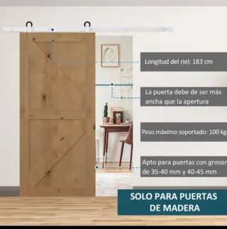 Herraje para puerta corredera