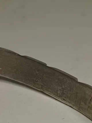 Pulsera Plata Ley Tallada