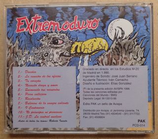 Extremoduro en directo - maquetas '90 CD BLANCO!!!