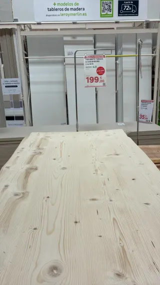 Caja de madera robusta Leroy Merlin