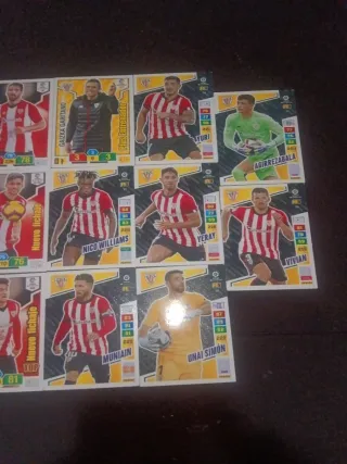 Lote 35 cartas Adrenalyn Athletic Club Bilbao