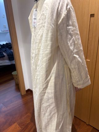 Túnica Lino Beige Talla S/M