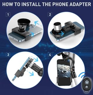 Telescopio con funda