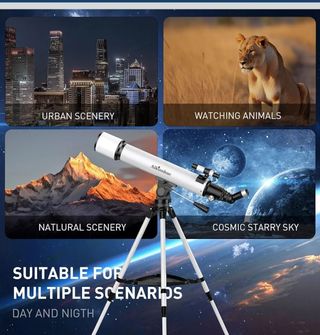 Telescopio con funda