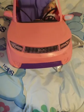 Coche Barbie Rosa y Morado