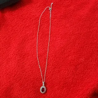 Colgante Plata 925 con Circonitas Rojas