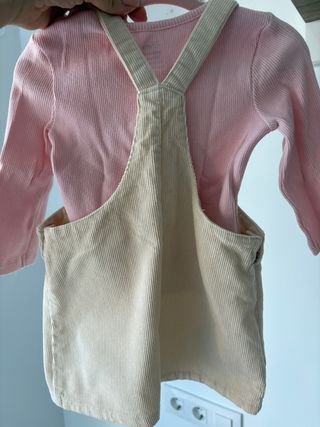 Vestido y body Disney Minnie Mouse bebé