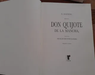 Don Quijote I & II. Miguel de Cervantes