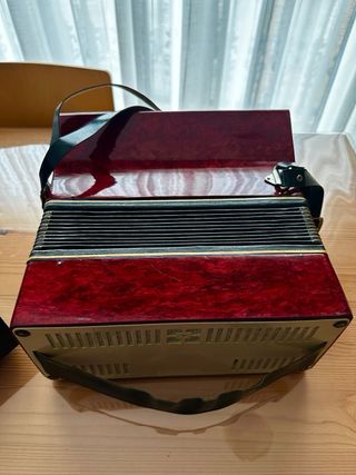 Pequeño acordeón de la URRS de 18 bajos