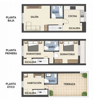 Casa adosada en alquiler en La Carihuela en Torremolinos