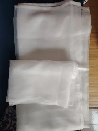 Organza bianca bianca grande