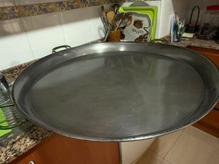 Paellera 50 raciones metal