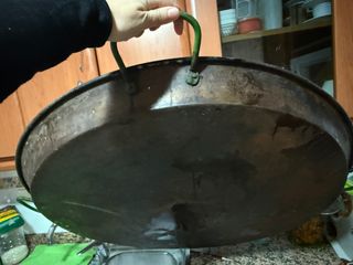 Paellera 50 raciones metal