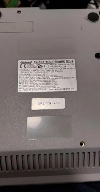 Nintendo SNES ONE CHIP Consola Beige