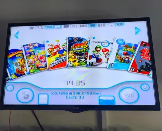 Nintendo Wii Black Edition + HDD e Giochi