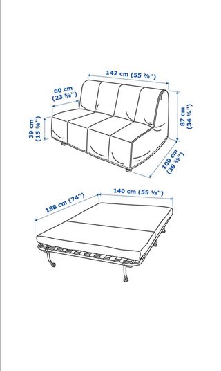 Sofá Cama Clic Clac Ikea