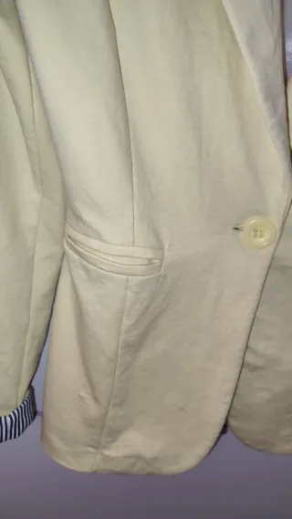 Blazer americana amarillo limón