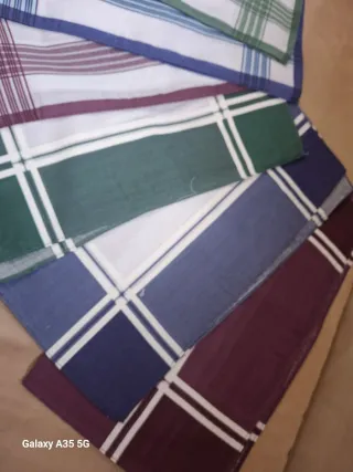 N.6 fazzoletti uomo cotone