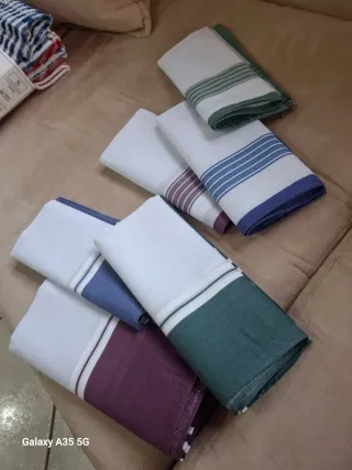 N.6 fazzoletti uomo cotone