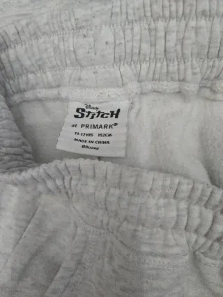 Pantalón de chándal niña Stitch talla 11,12 años