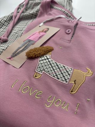 Pigiama donna Noidi cotone caldo taglia S