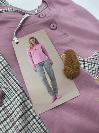 Pigiama donna Noidi cotone caldo taglia S