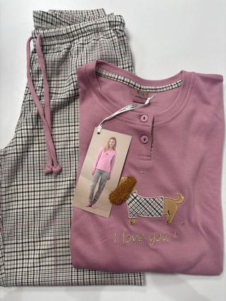 Pigiama donna Noidi cotone caldo taglia S