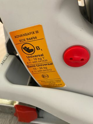 Silla coche Britax Römer Advansafix III