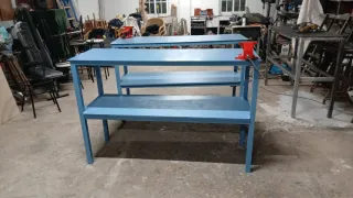 Mesa de trabajo hierro 150x50cm