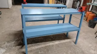 Mesa de trabajo hierro 150x50cm