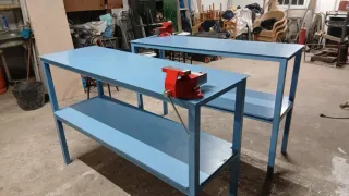 Mesa de trabajo hierro 150x50cm