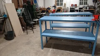 Mesa de trabajo hierro 150x50cm