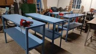 Mesa de trabajo hierro 150x50cm