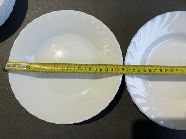 Vajilla Arcopal Blanca Porcelana