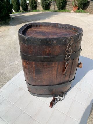 Botte ovale antica grande da collezione