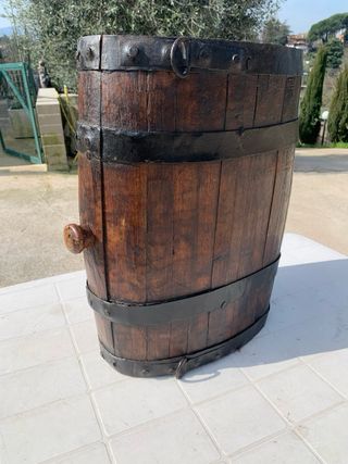 Botte ovale antica grande da collezione