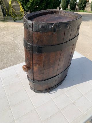 Botte ovale antica grande da collezione