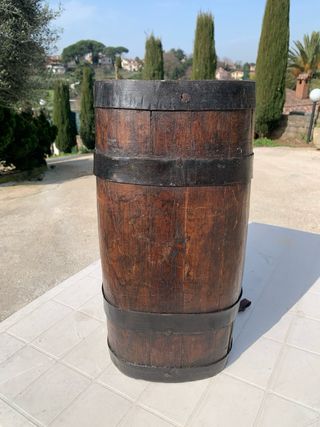 Botte ovale antica grande da collezione