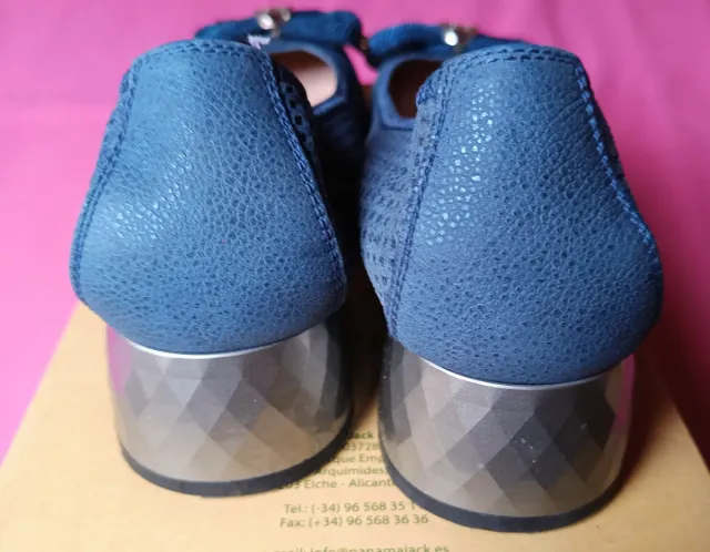 Zapatos planos azules mujer