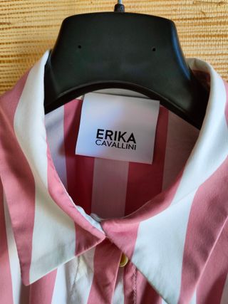 Camicetta Erika Cavallini righe rosa e bianche