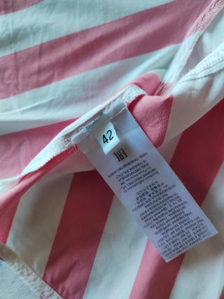 Camicetta Erika Cavallini righe rosa e bianche