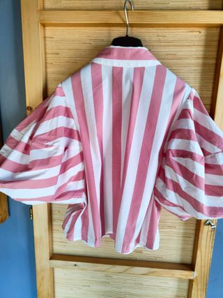 Camicetta Erika Cavallini righe rosa e bianche