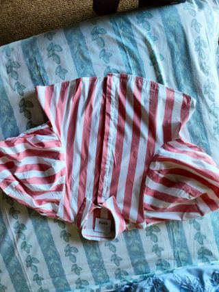 Camicetta Erika Cavallini righe rosa e bianche