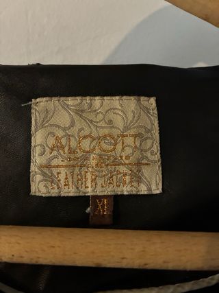 Chaqueta Cuero Mujer Negra