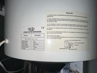 Termo Eléctrico 150L ACB