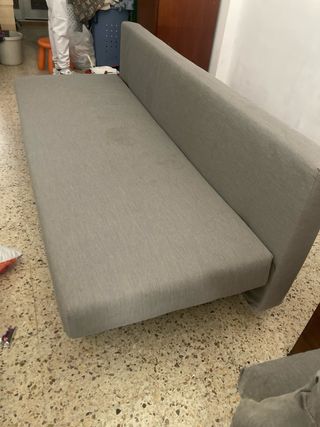 Sofá Cama Gris Tela