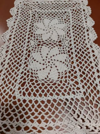 Centrino uncinetto bianco cotone