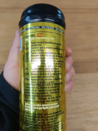 Recambio cilindro N2O Goldcream Premium 700g