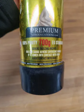 Recambio cilindro N2O Goldcream Premium 700g