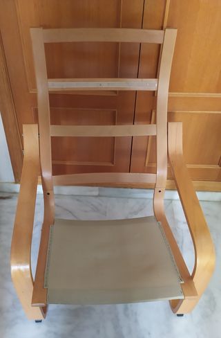 Sillón POÄNG IKEA Chapa Abedul- estructura